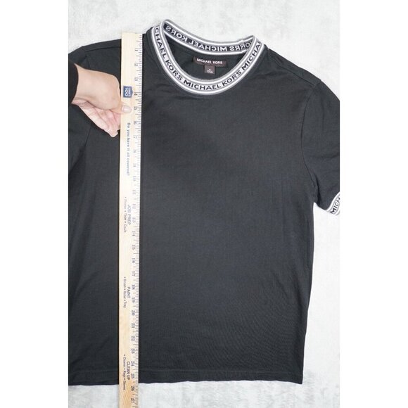 Michael Kors Men's Embroidered Logo Trim Crew Neck T-Shirt KR1506KFV4 M - Picture 6 of 12
